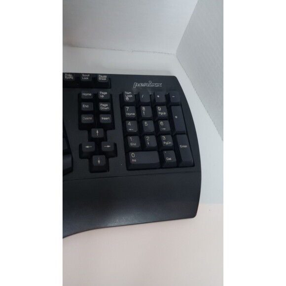 Perixx Ergonomic Wired USB Keyboard Gray  KU-9938 / 98915 - Picture 5 of 7